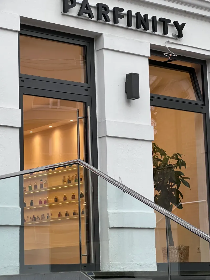 Parfinity Store-Front in der Holtenauer Straße in Kiel